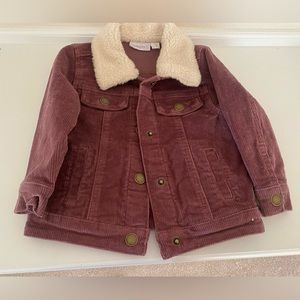 Jamie Kay - Corduroy Purple Coat